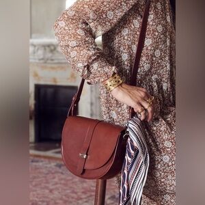 Sezane Claude Bag (classic version) in Terracotta